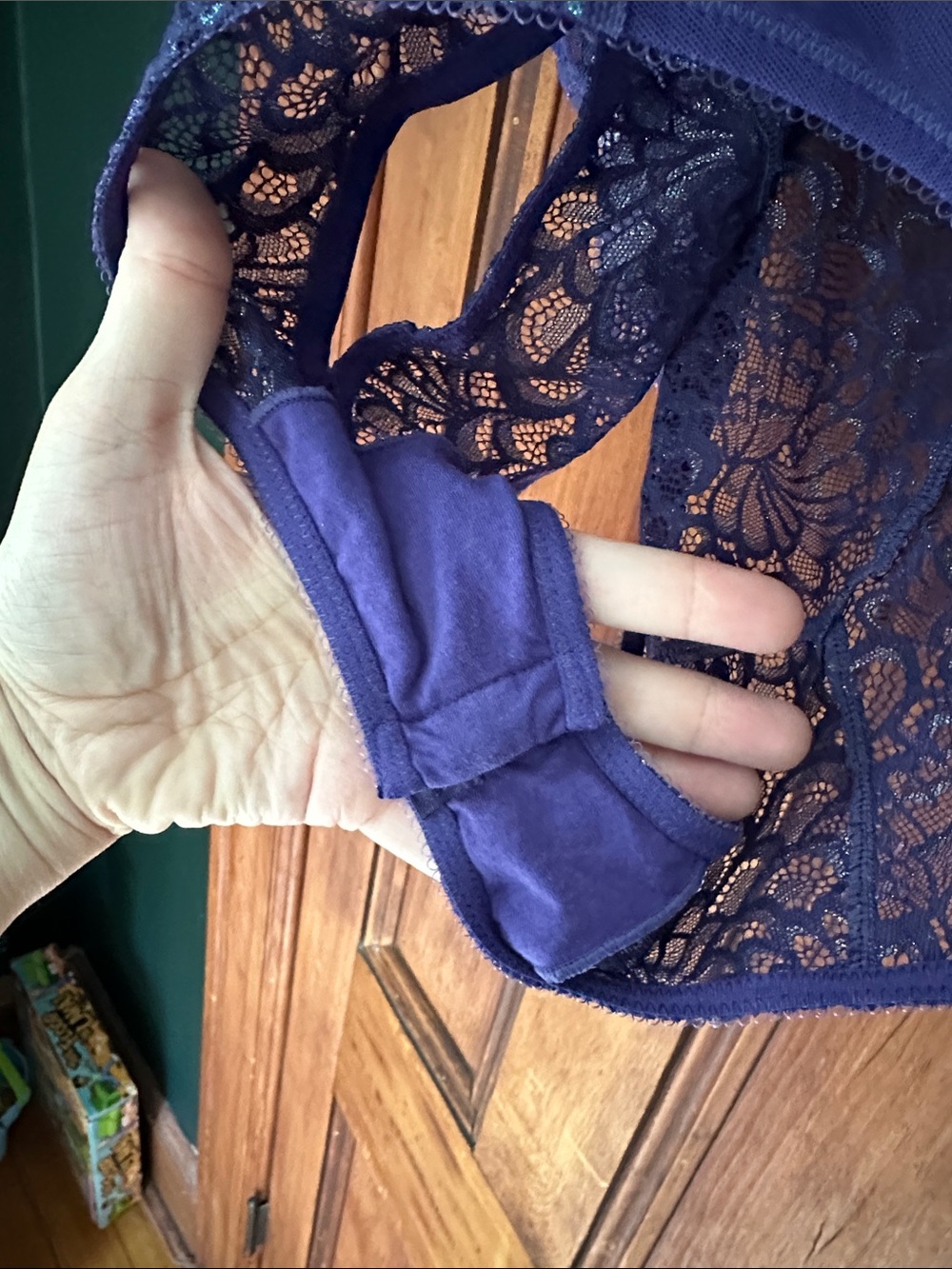 SAVAGE X FENTY  blueish purple one piece lingerie - XL - Picture 6 of 8